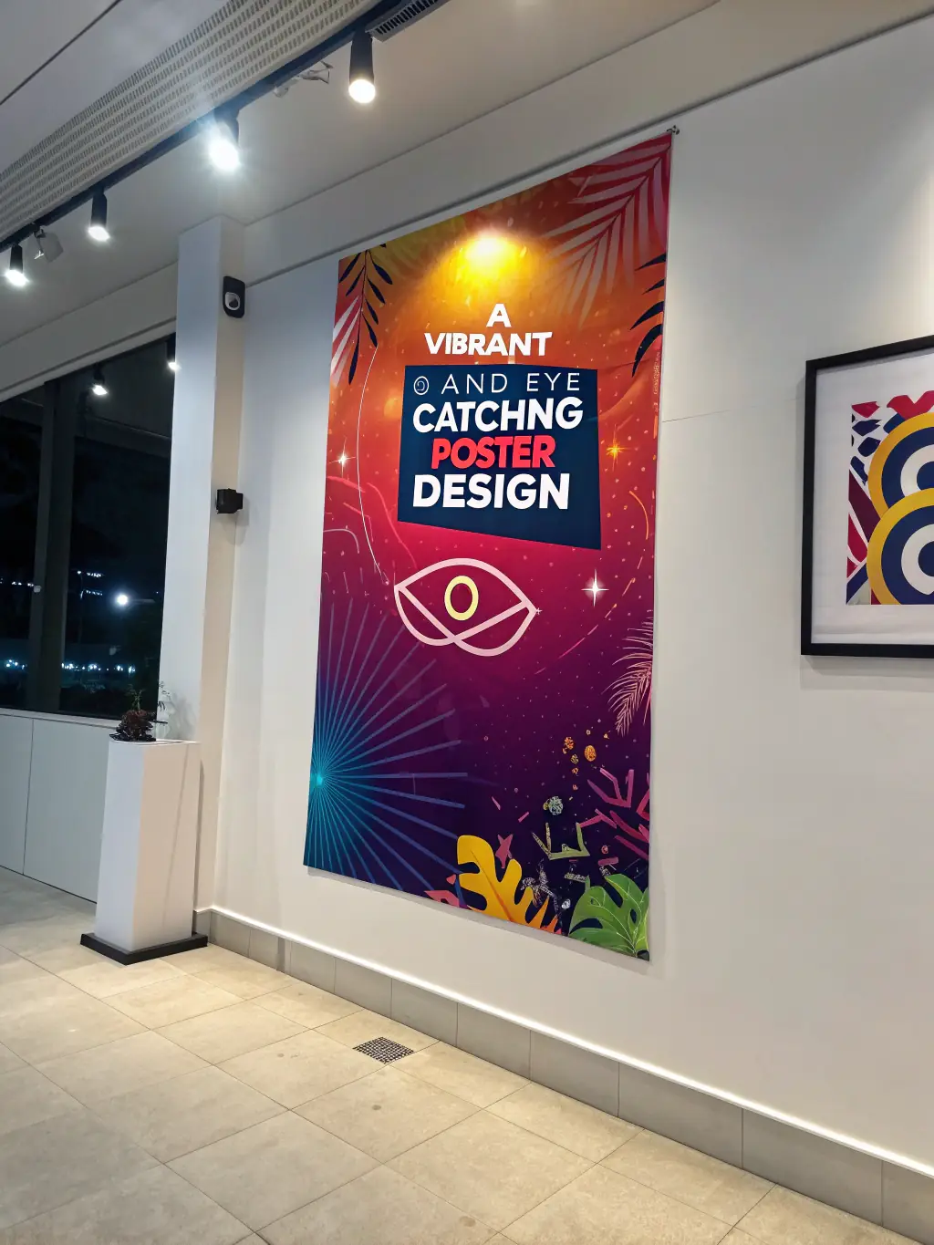 A vibrant and eye-catching poster design featuring bold typography and dynamic graphics, promoting a music festival and showcasing Studio Kreska's ability to create visually striking posters.